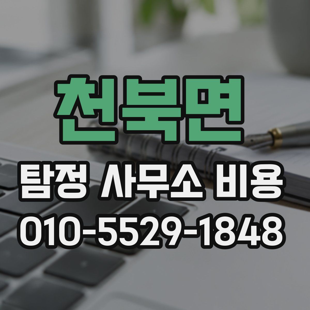 천북면 탐정 사무소 비용