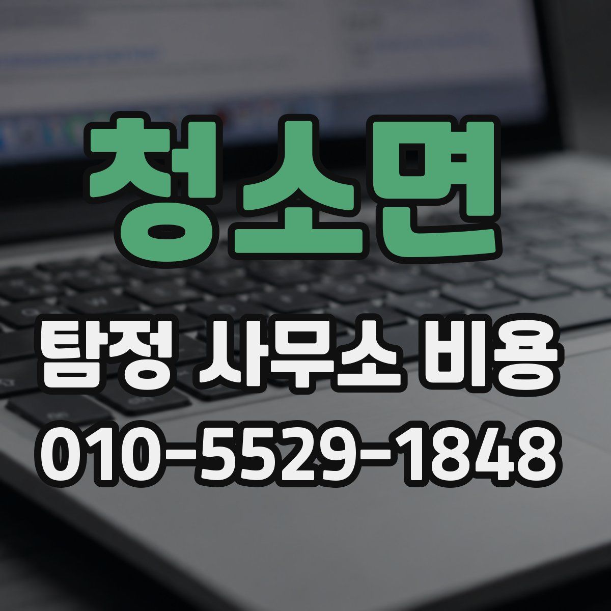청소면 탐정 사무소 비용