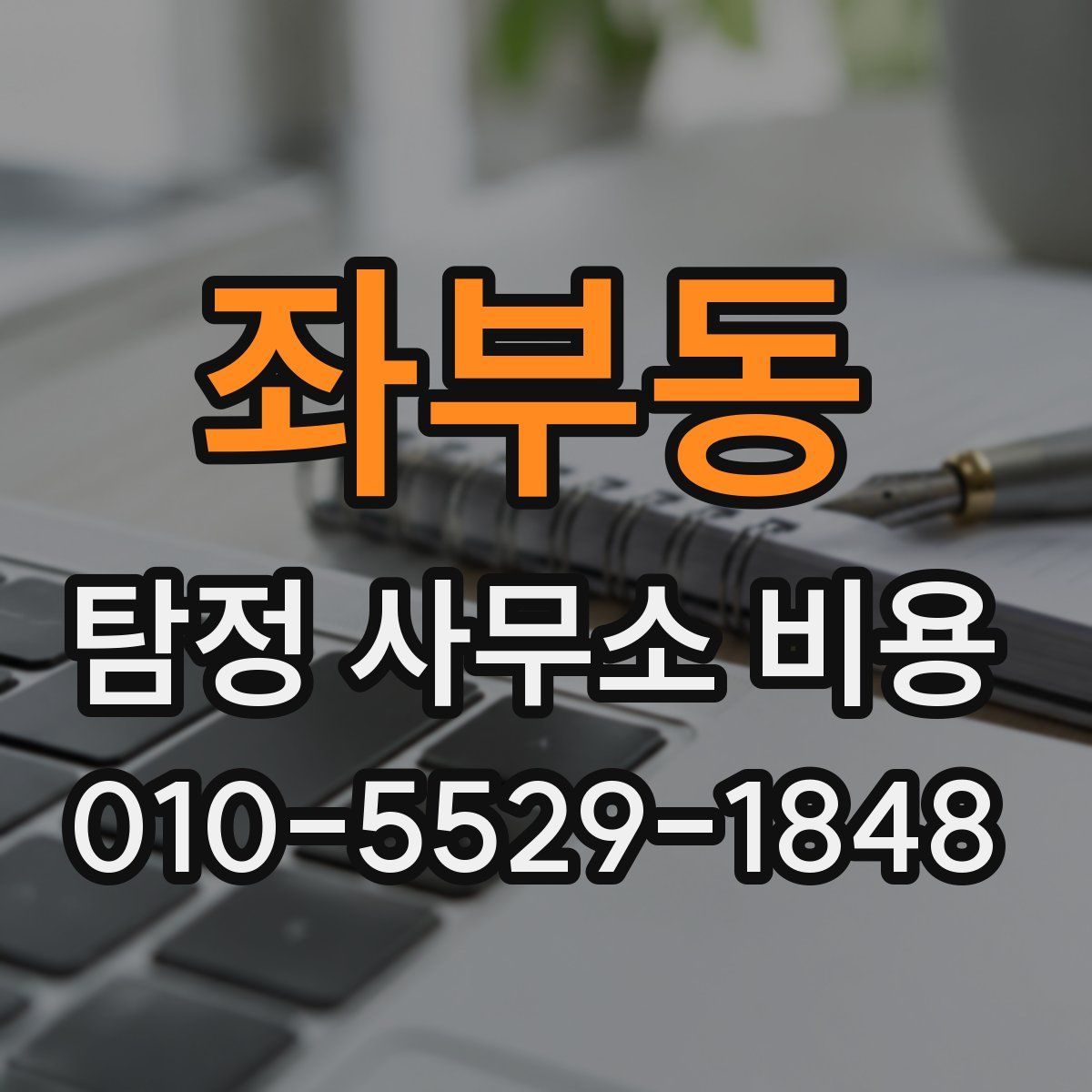 좌부동 탐정 사무소 비용
