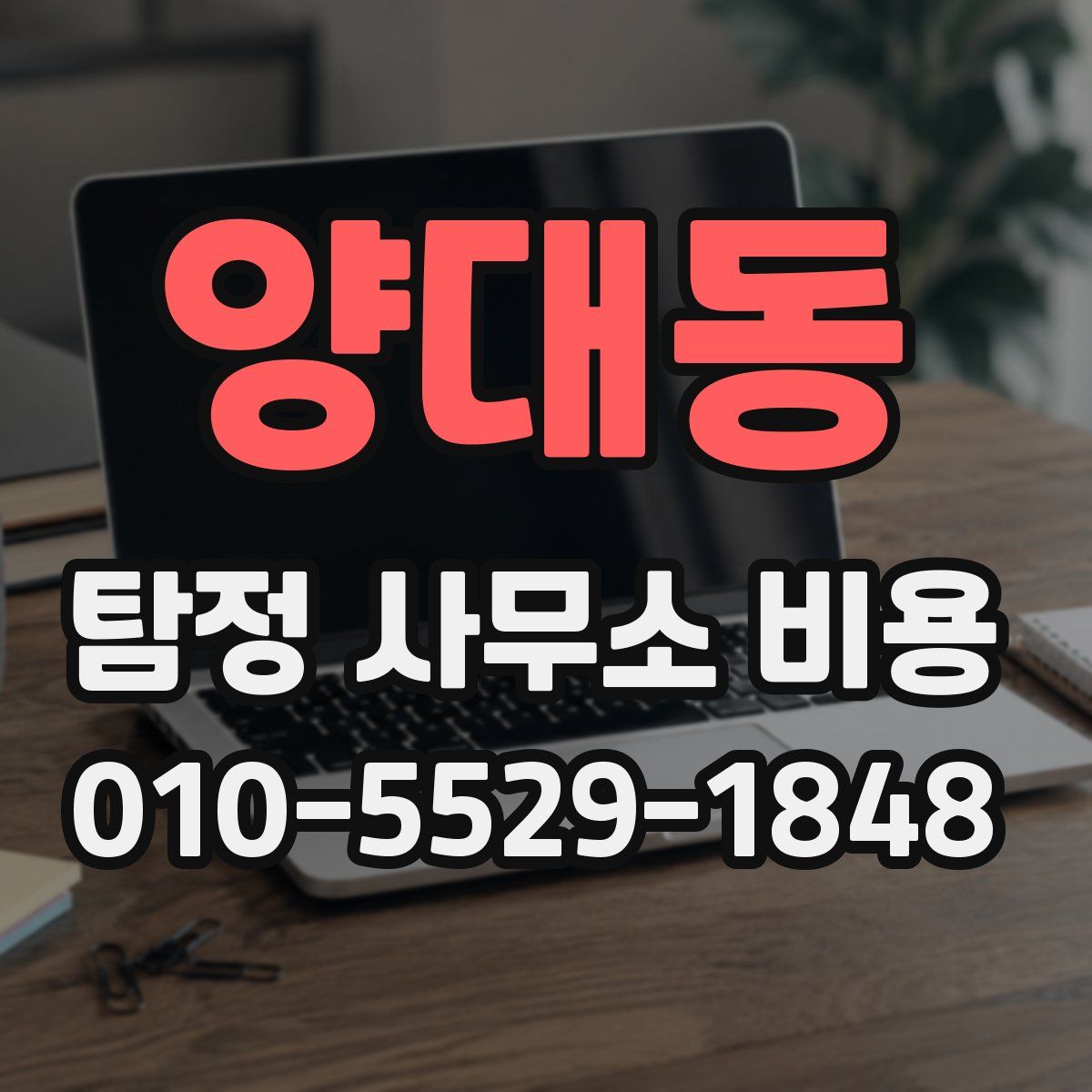 양대동 탐정 사무소 비용