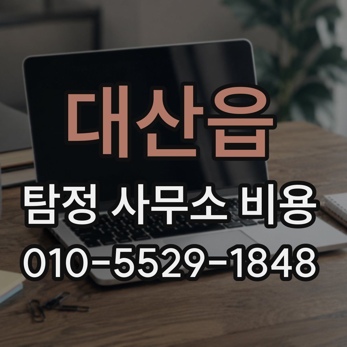 대산읍 탐정 사무소 비용