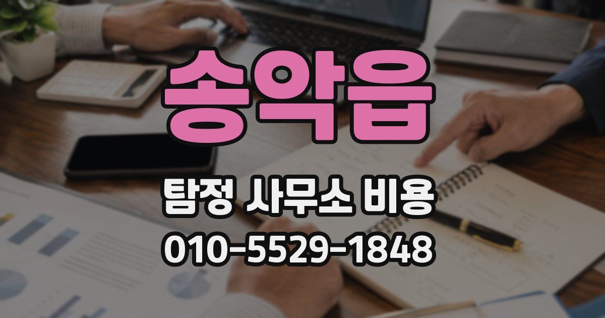 송악읍 탐정 사무소 비용