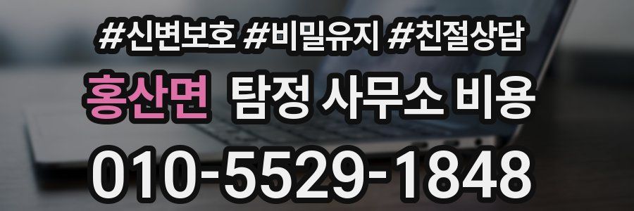 홍산면 탐정 사무소 비용