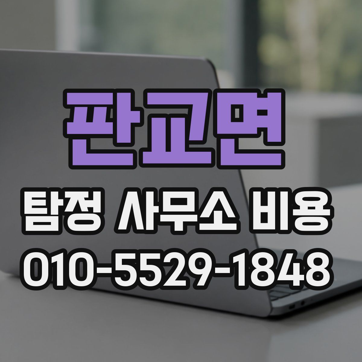 판교면 탐정 사무소 비용