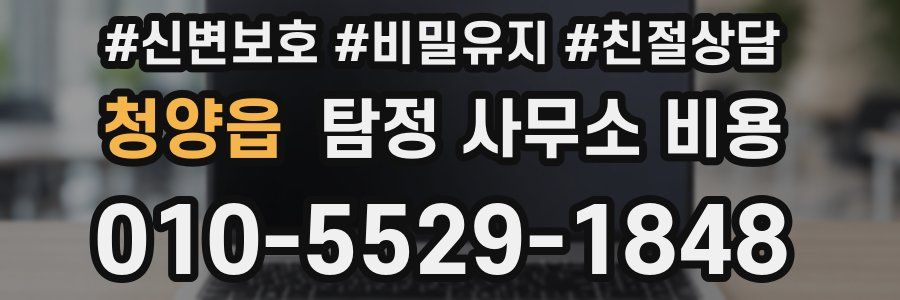 청양읍 탐정 사무소 비용
