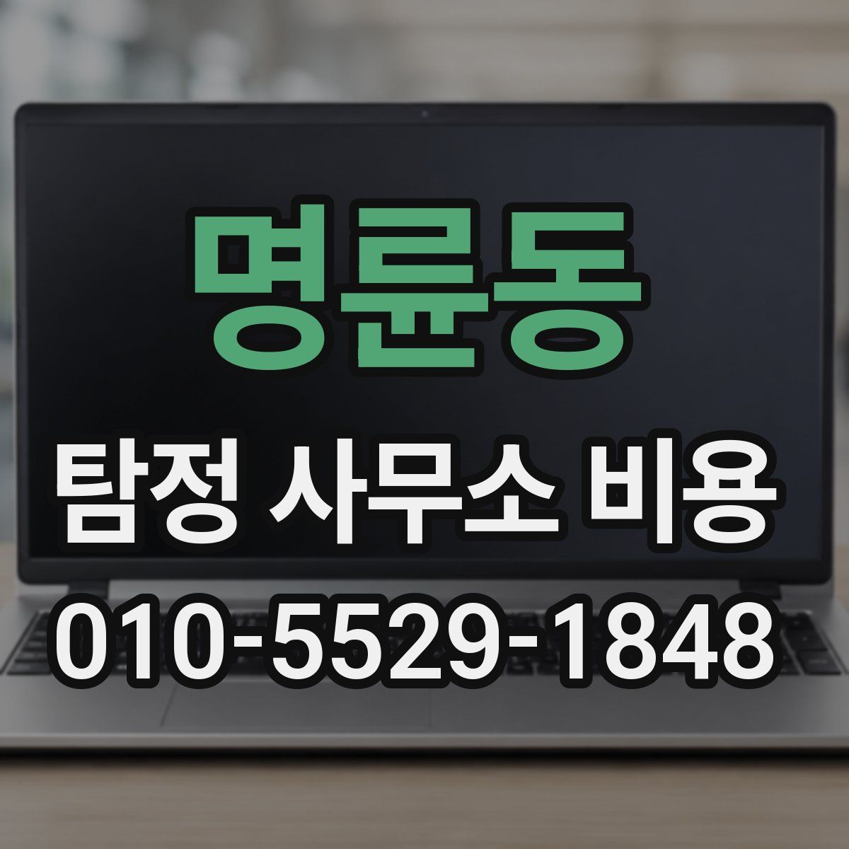 명륜동 탐정 사무소 비용