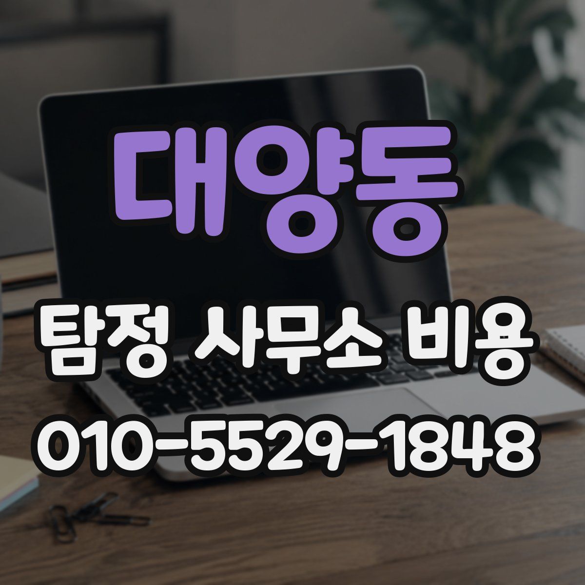 대양동 탐정 사무소 비용