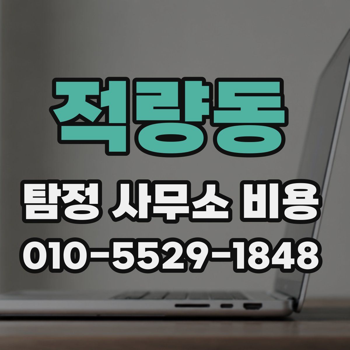 적량동 탐정 사무소 비용