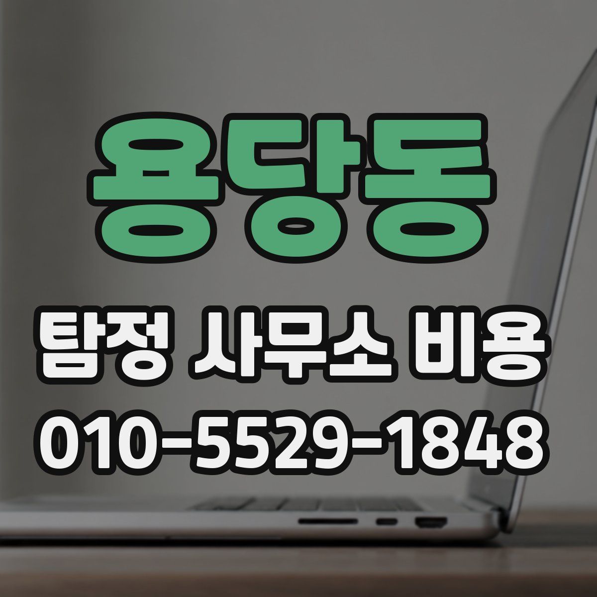 용당동 탐정 사무소 비용