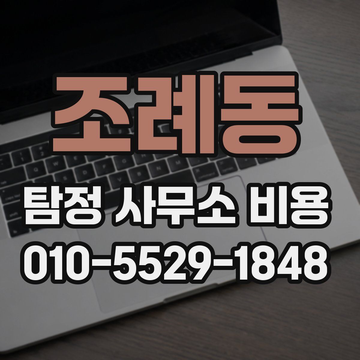 조례동 탐정 사무소 비용
