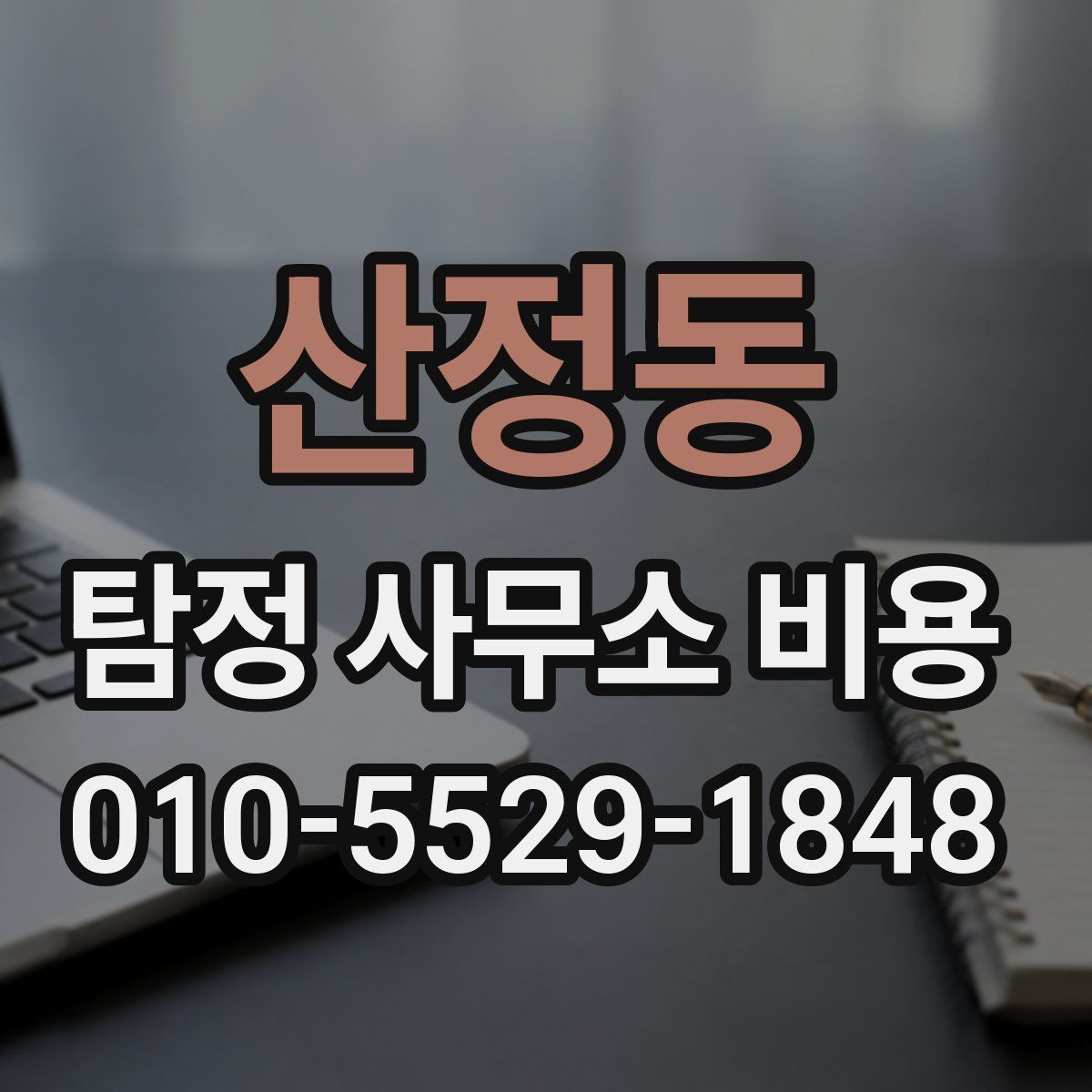 산정동 탐정 사무소 비용