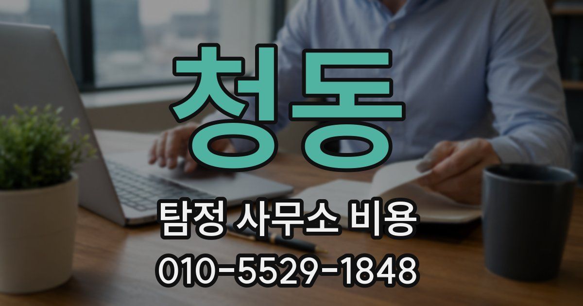 청동 탐정 사무소 비용