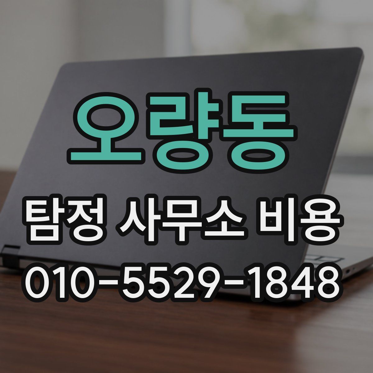 오량동 탐정 사무소 비용