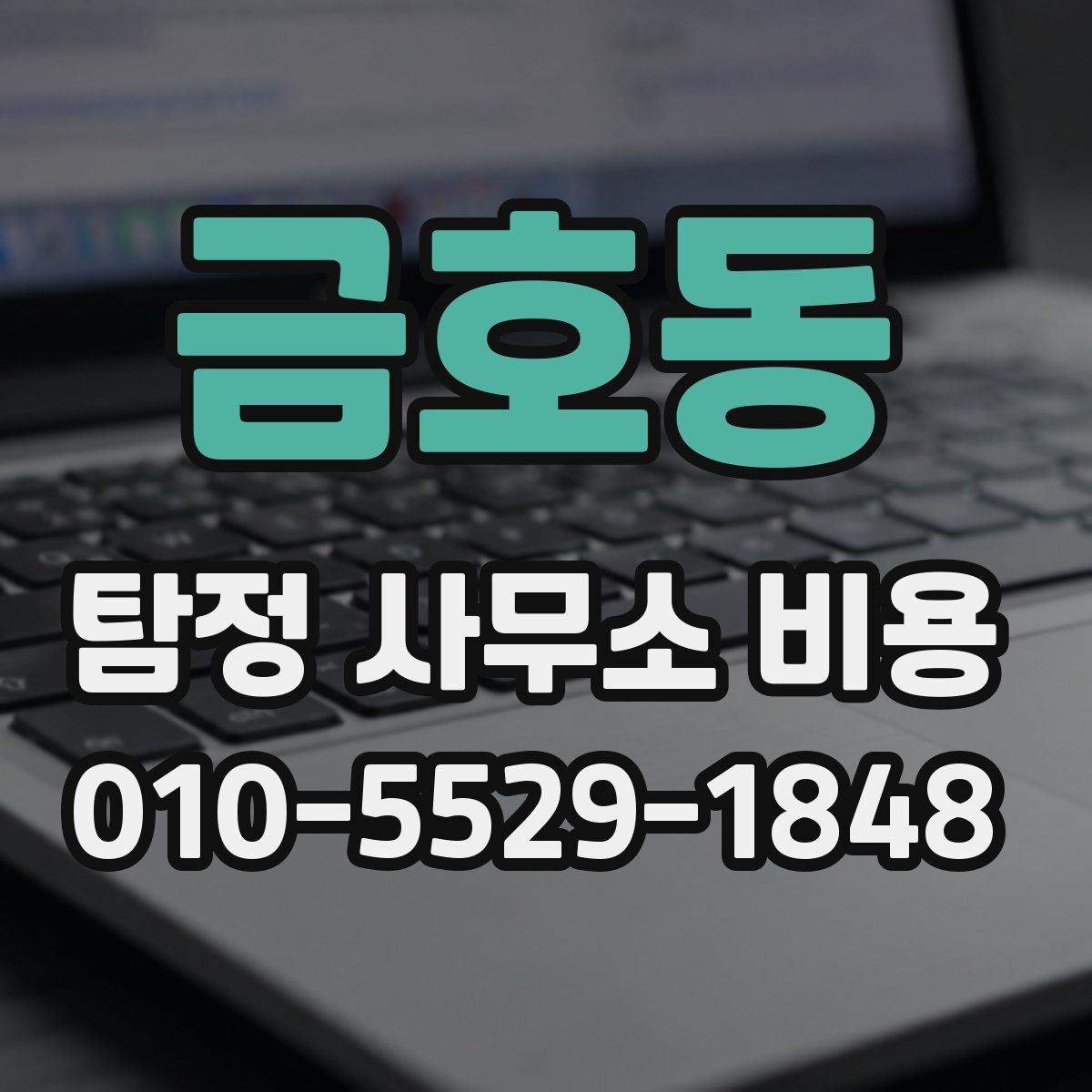 금호동 탐정 사무소 비용