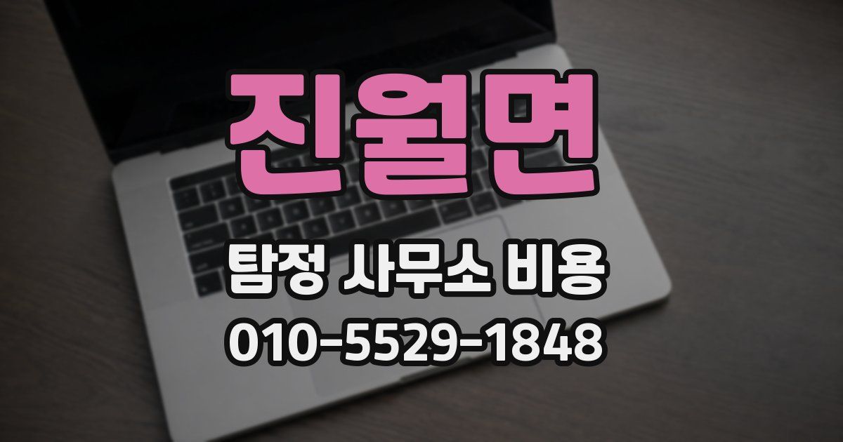 진월면 탐정 사무소 비용