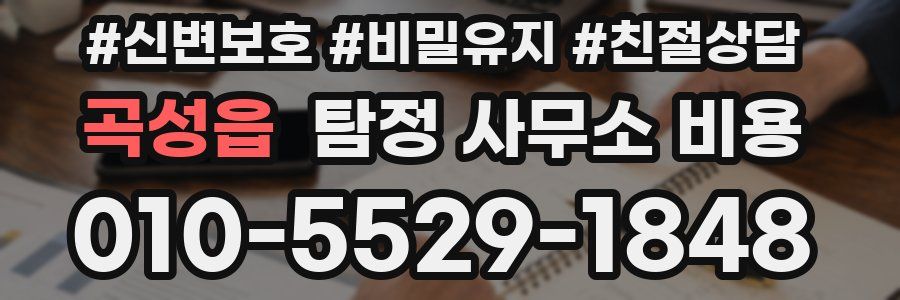 곡성읍 탐정 사무소 비용