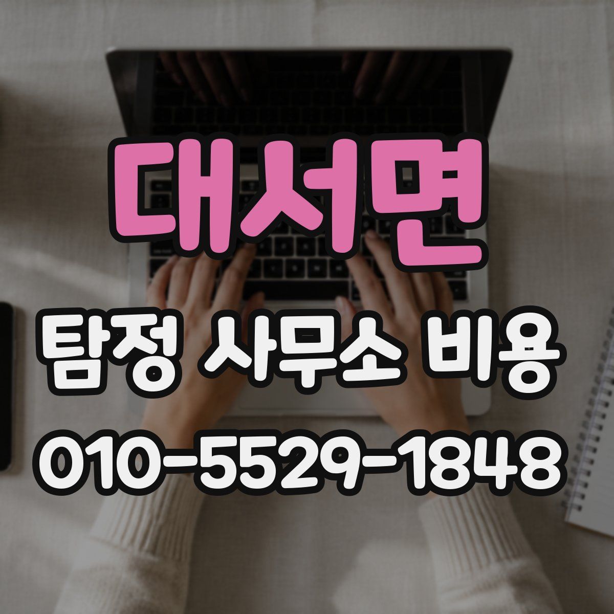 대서면 탐정 사무소 비용