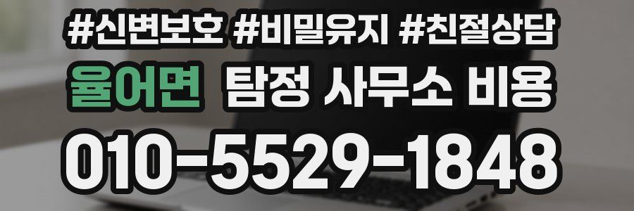 율어면 탐정 사무소 비용