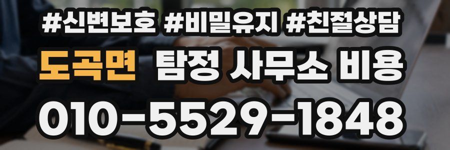 도곡면 탐정 사무소 비용