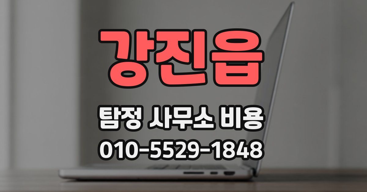 강진읍 탐정 사무소 비용
