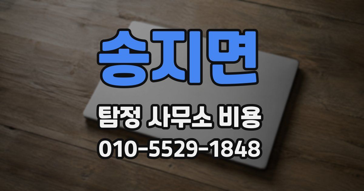 송지면 탐정 사무소 비용