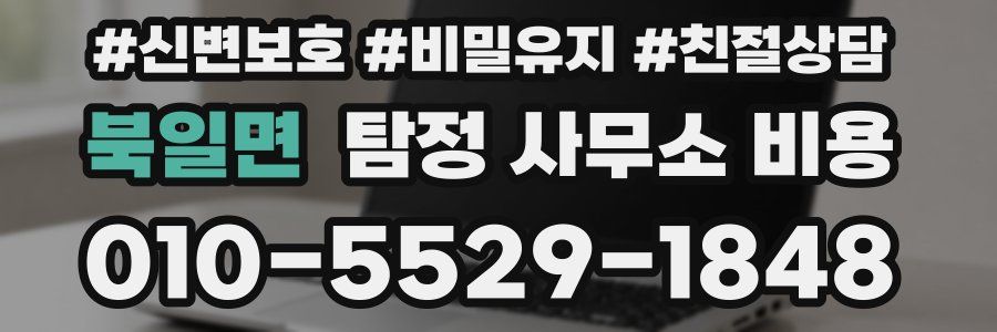 북일면 탐정 사무소 비용