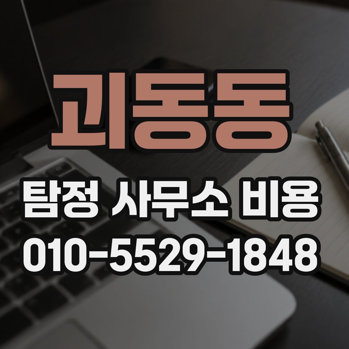 괴동동 탐정 사무소 비용