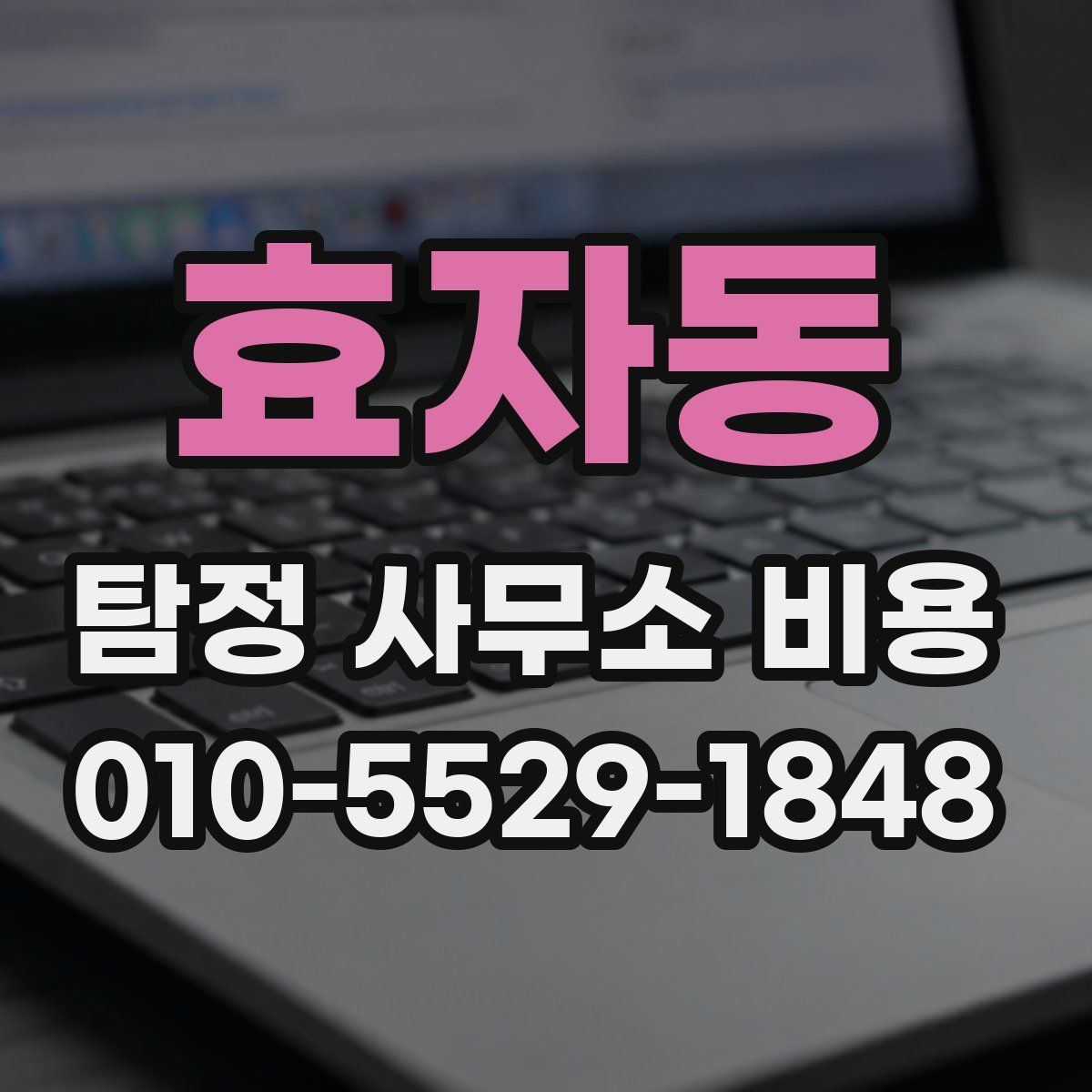 효자동 탐정 사무소 비용