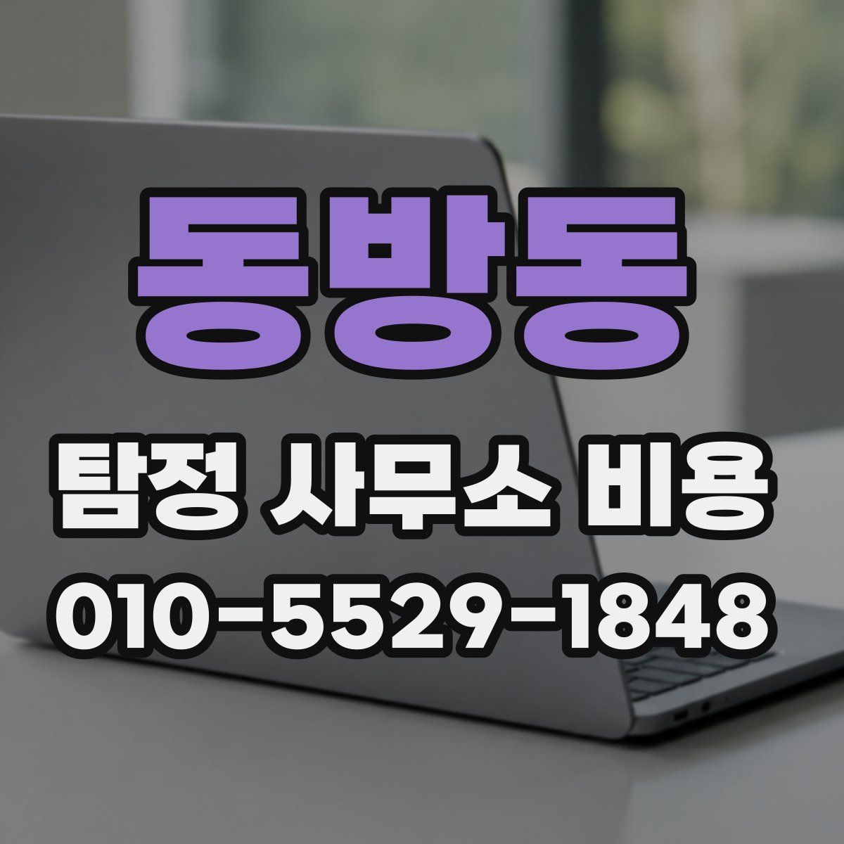 동방동 탐정 사무소 비용