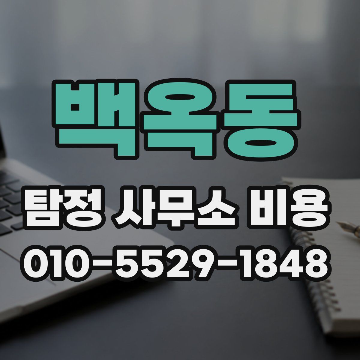 백옥동 탐정 사무소 비용