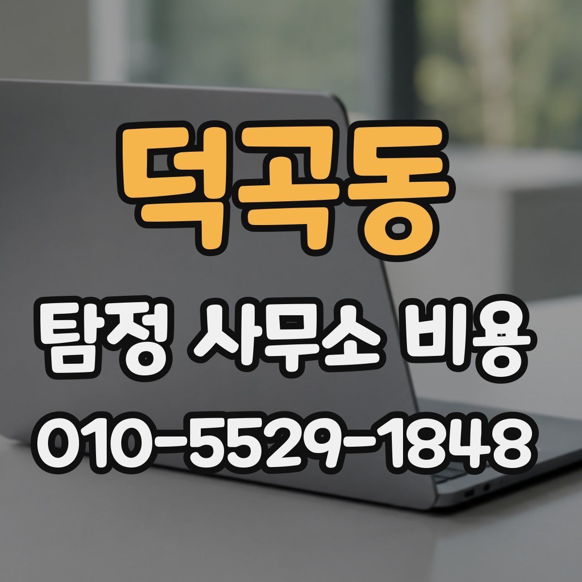 덕곡동 탐정 사무소 비용