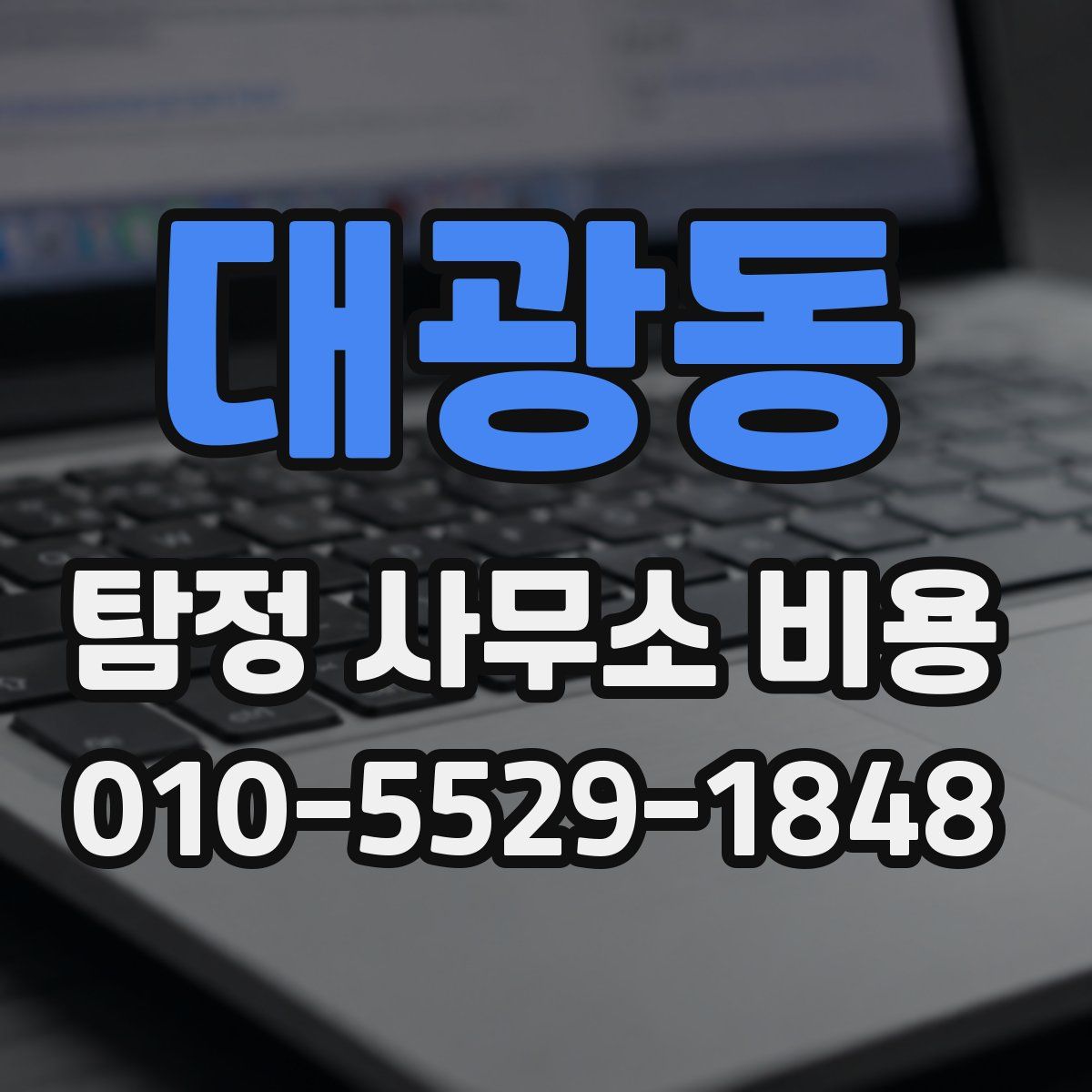 대광동 탐정 사무소 비용