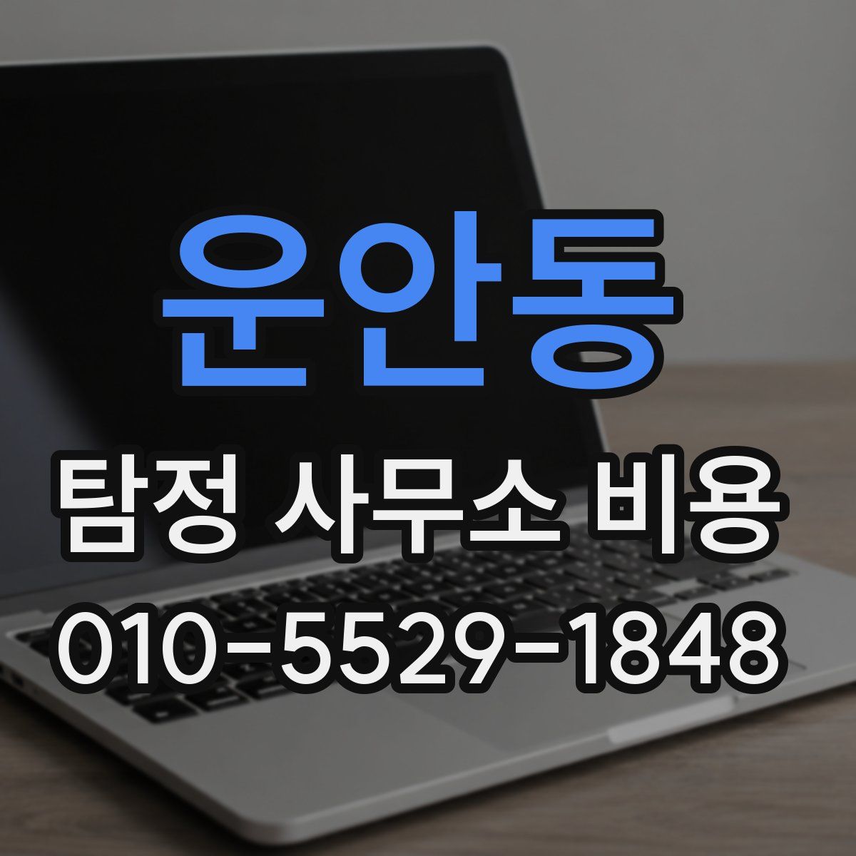운안동 탐정 사무소 비용