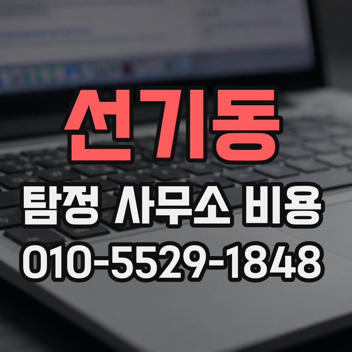 선기동 탐정 사무소 비용