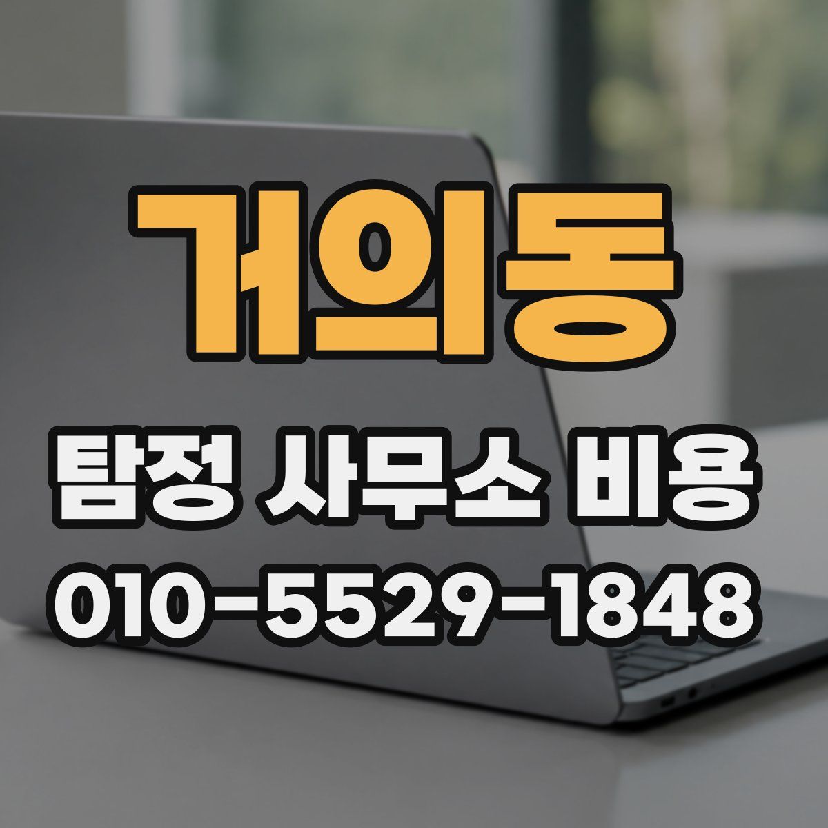 거의동 탐정 사무소 비용