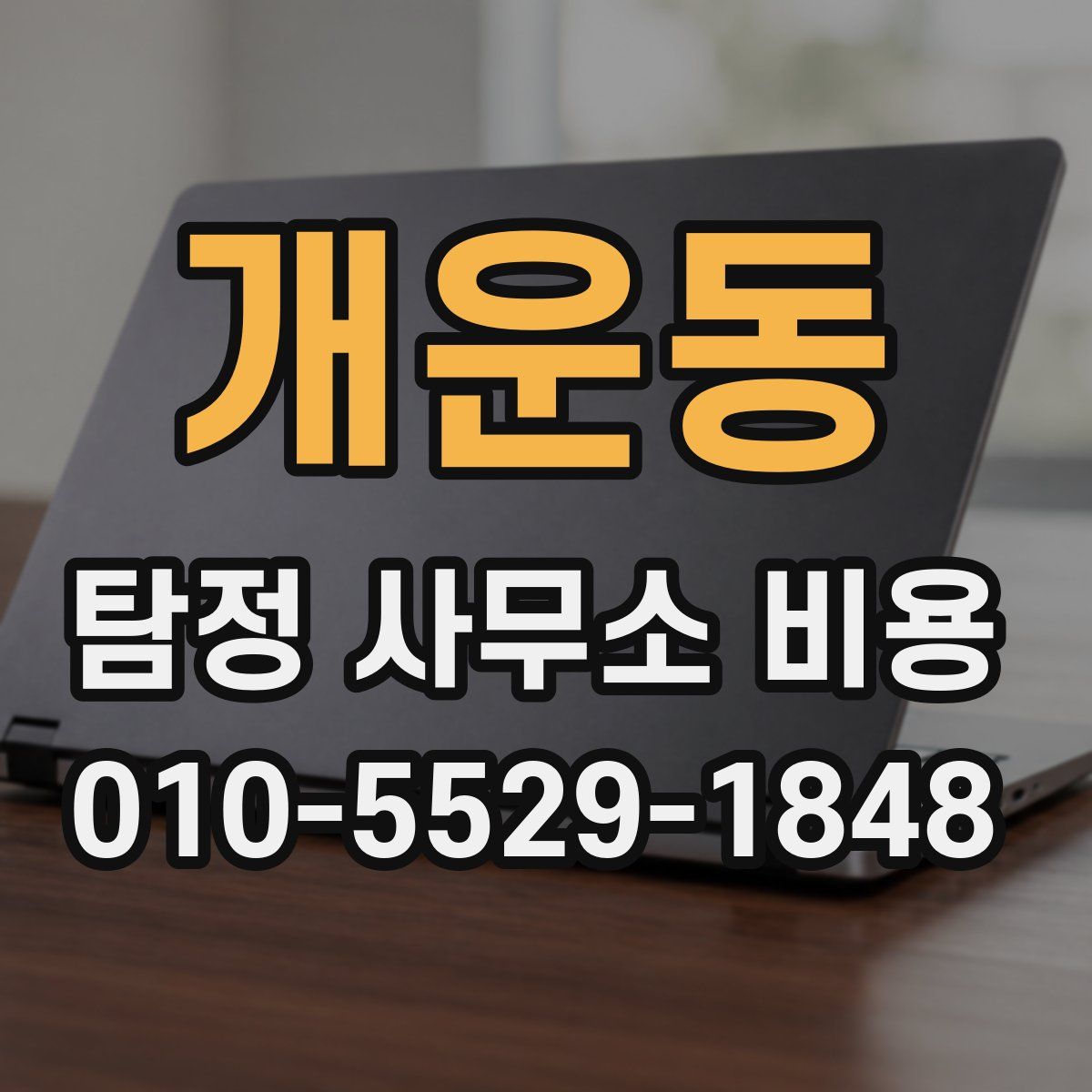 개운동 탐정 사무소 비용