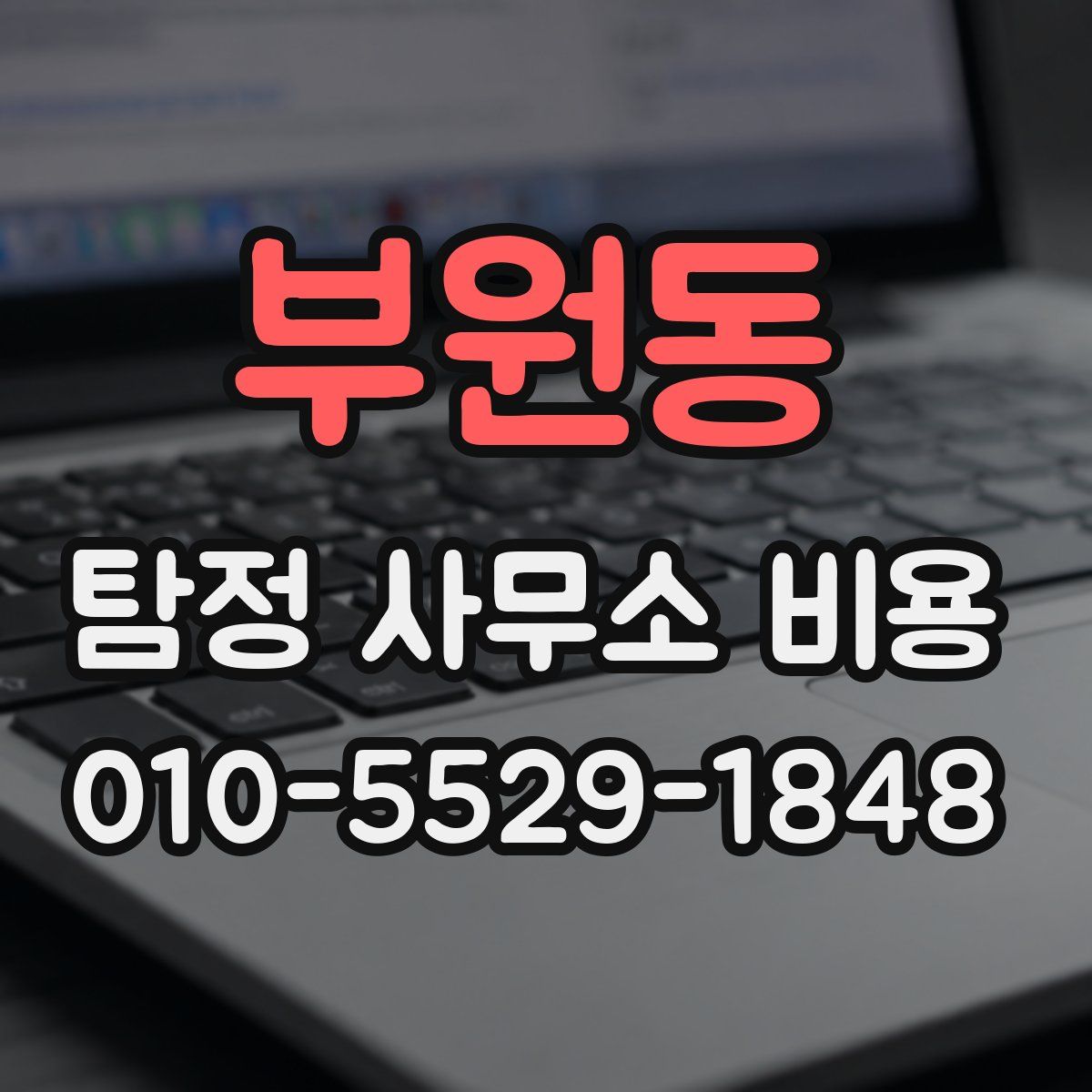 부원동 탐정 사무소 비용