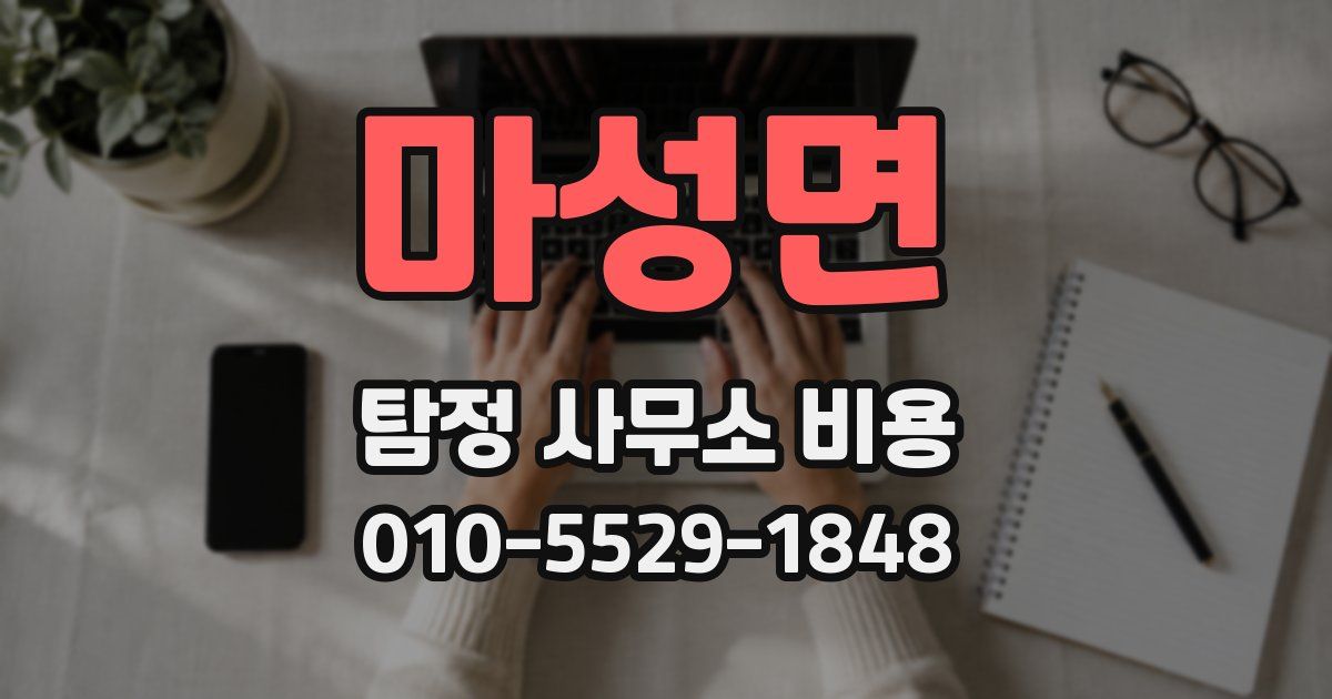 마성면 탐정 사무소 비용