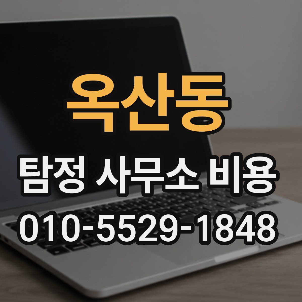 옥산동 탐정 사무소 비용