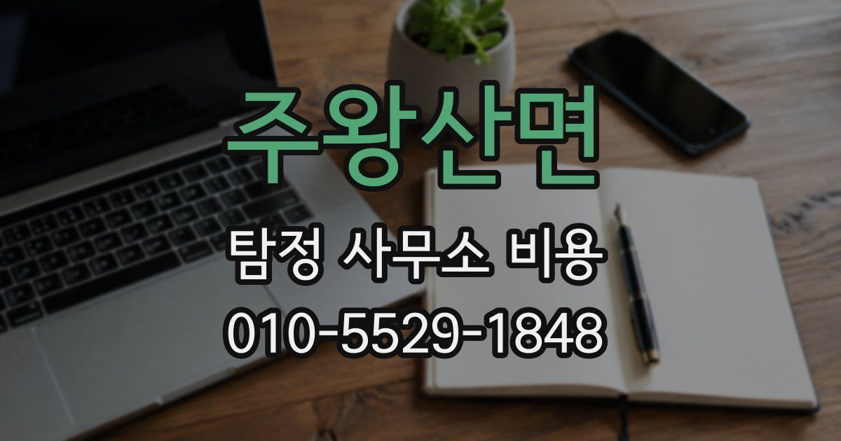 주왕산면 탐정 사무소 비용