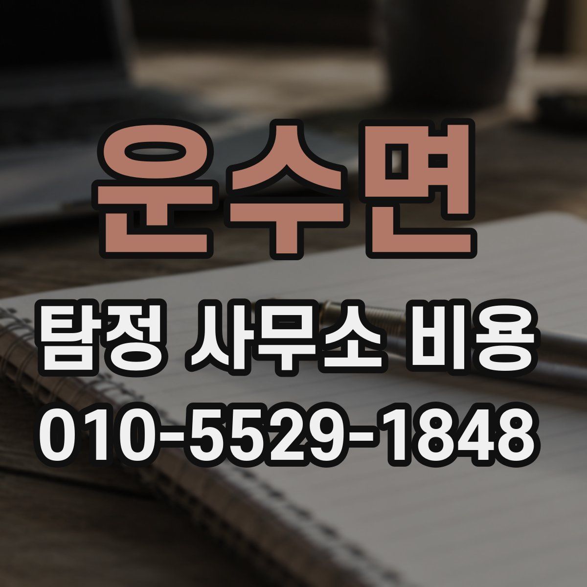 운수면 탐정 사무소 비용