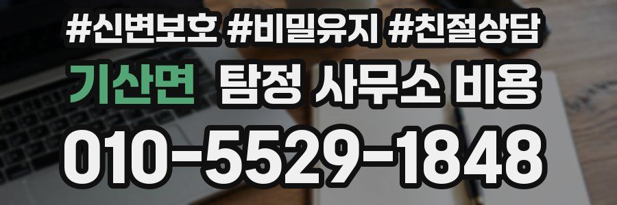 기산면 탐정 사무소 비용