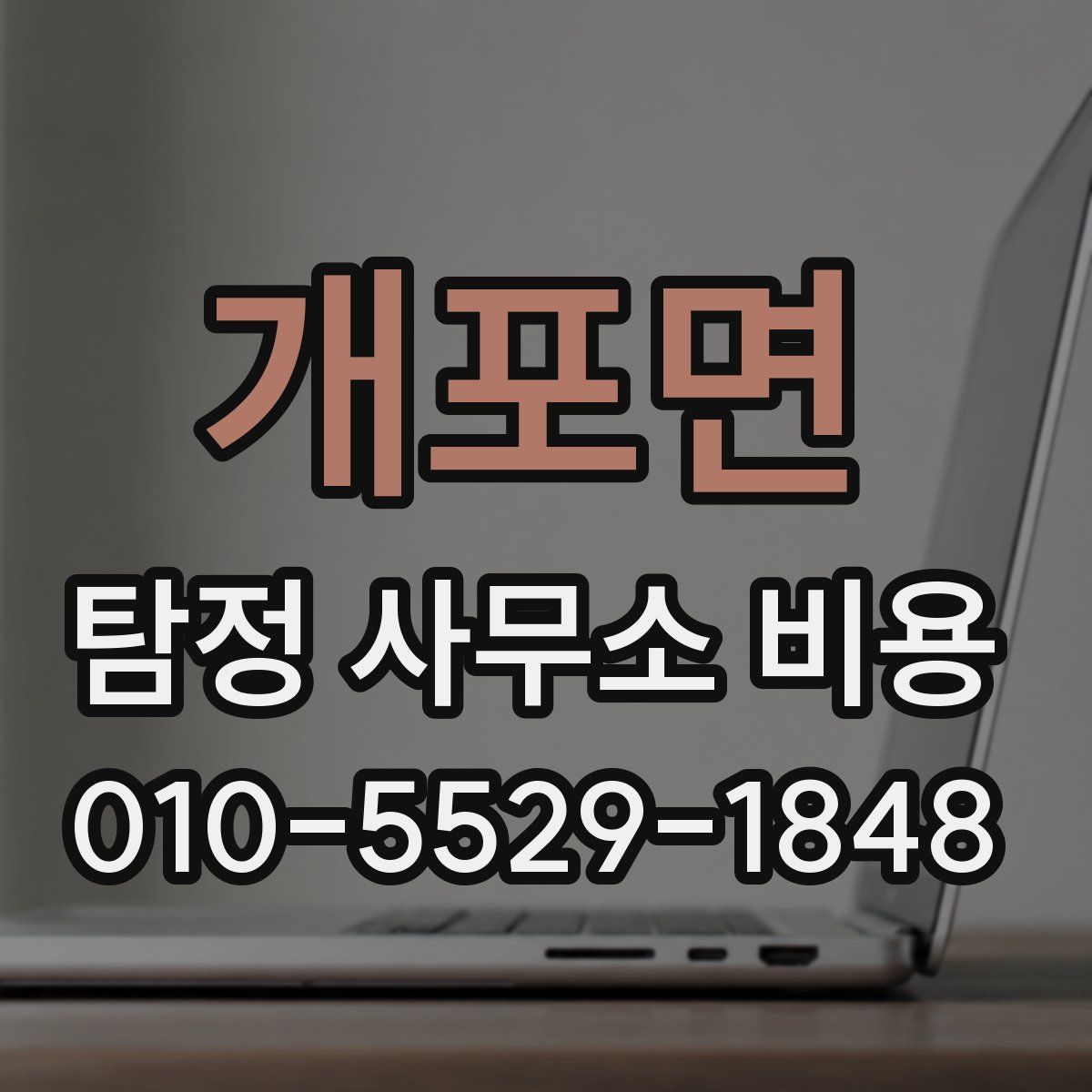 개포면 탐정 사무소 비용