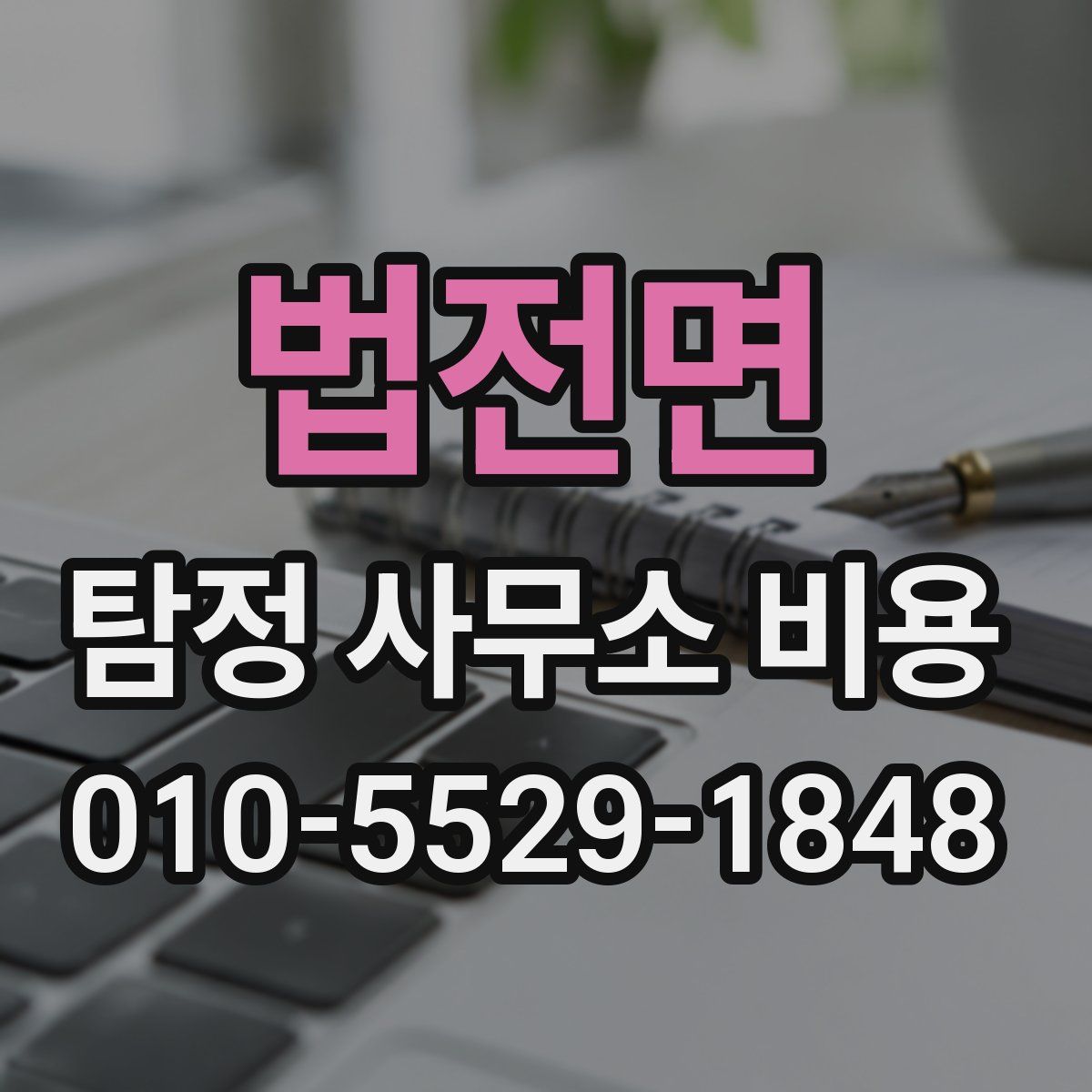 법전면 탐정 사무소 비용