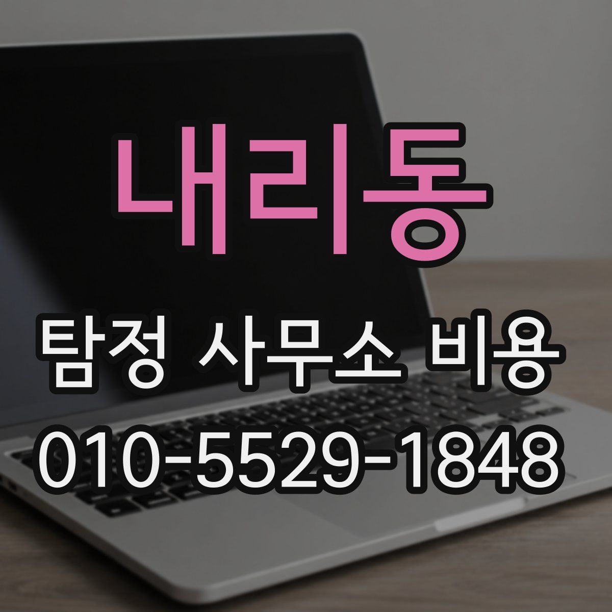 내리동 탐정 사무소 비용