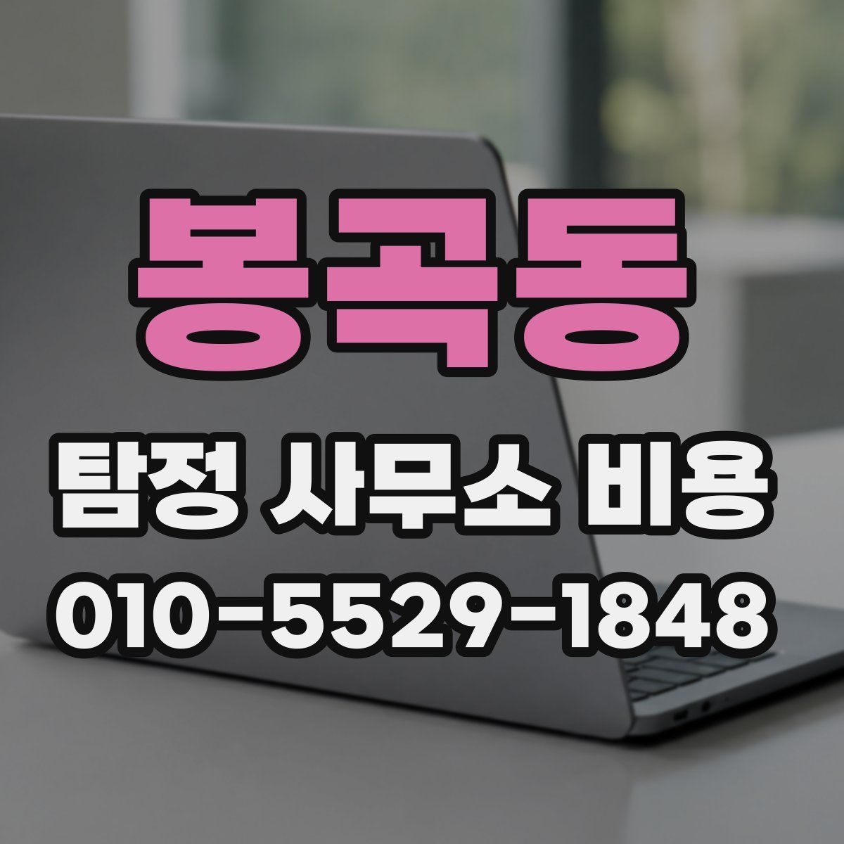 봉곡동 탐정 사무소 비용