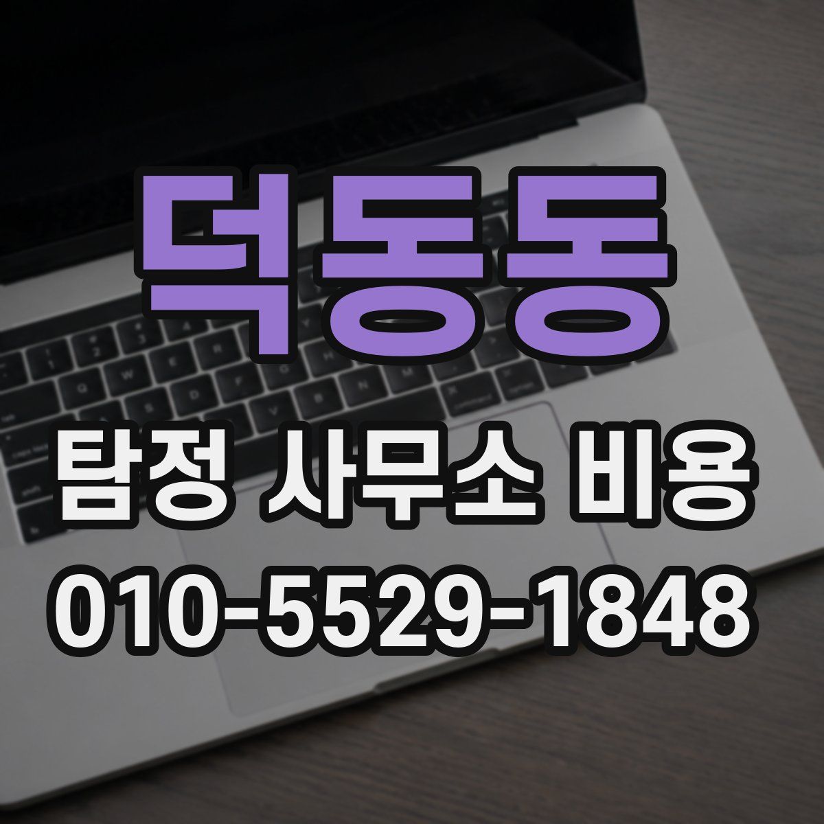 덕동동 탐정 사무소 비용