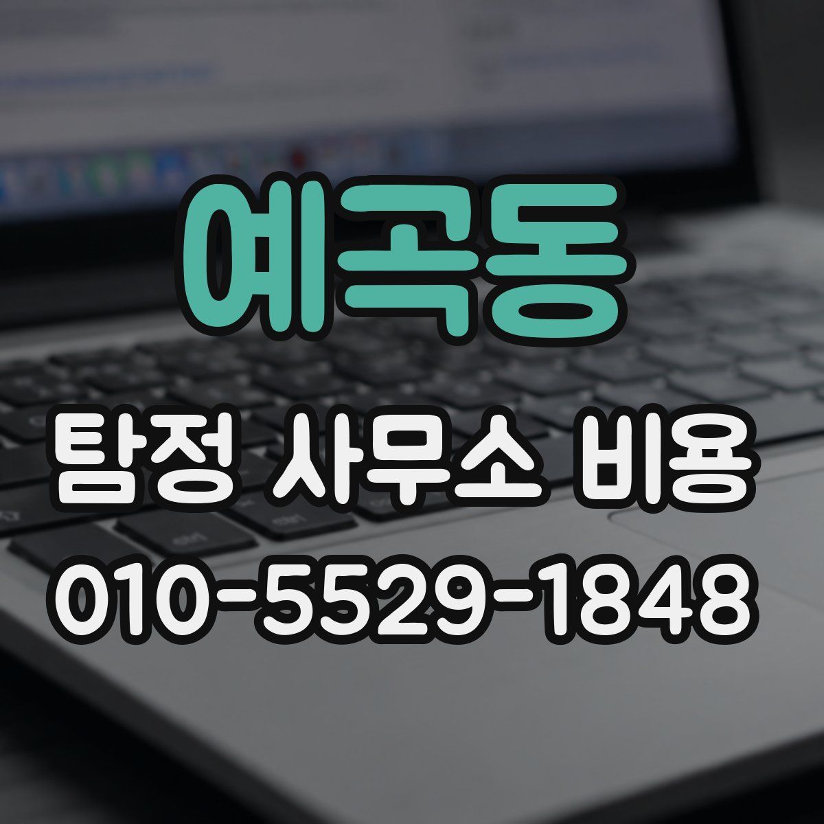 예곡동 탐정 사무소 비용