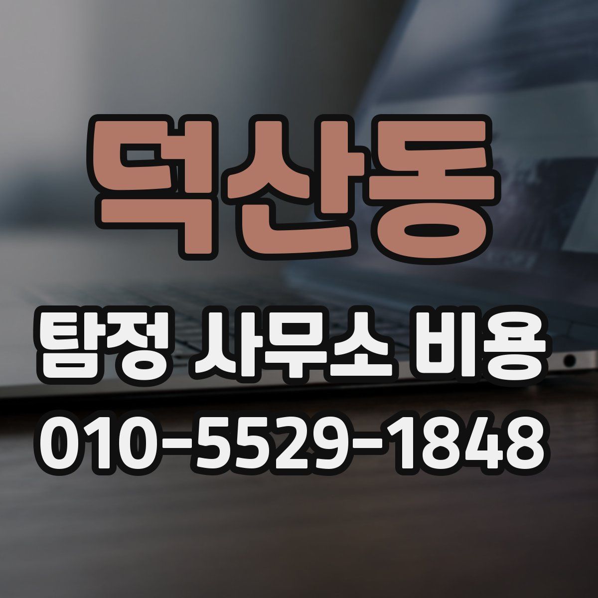 덕산동 탐정 사무소 비용