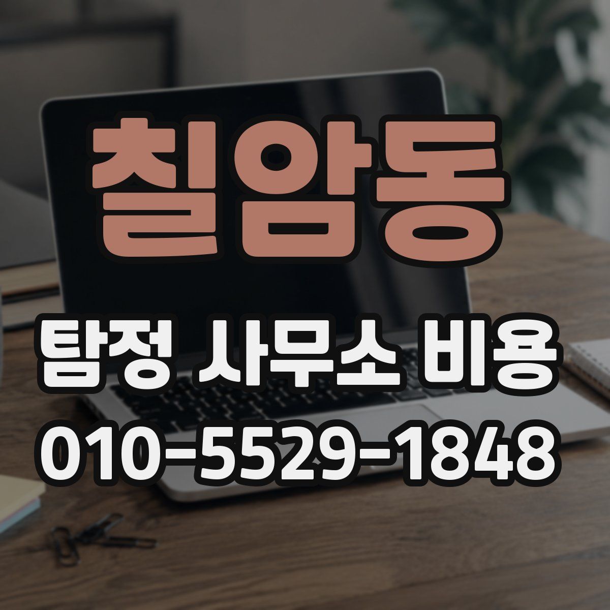 칠암동 탐정 사무소 비용